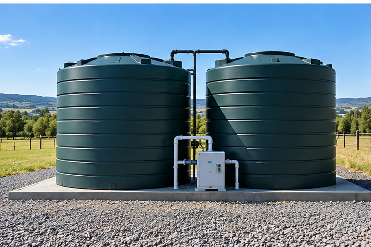 Integrated water system combining AWG, filtration, storage and backup supply