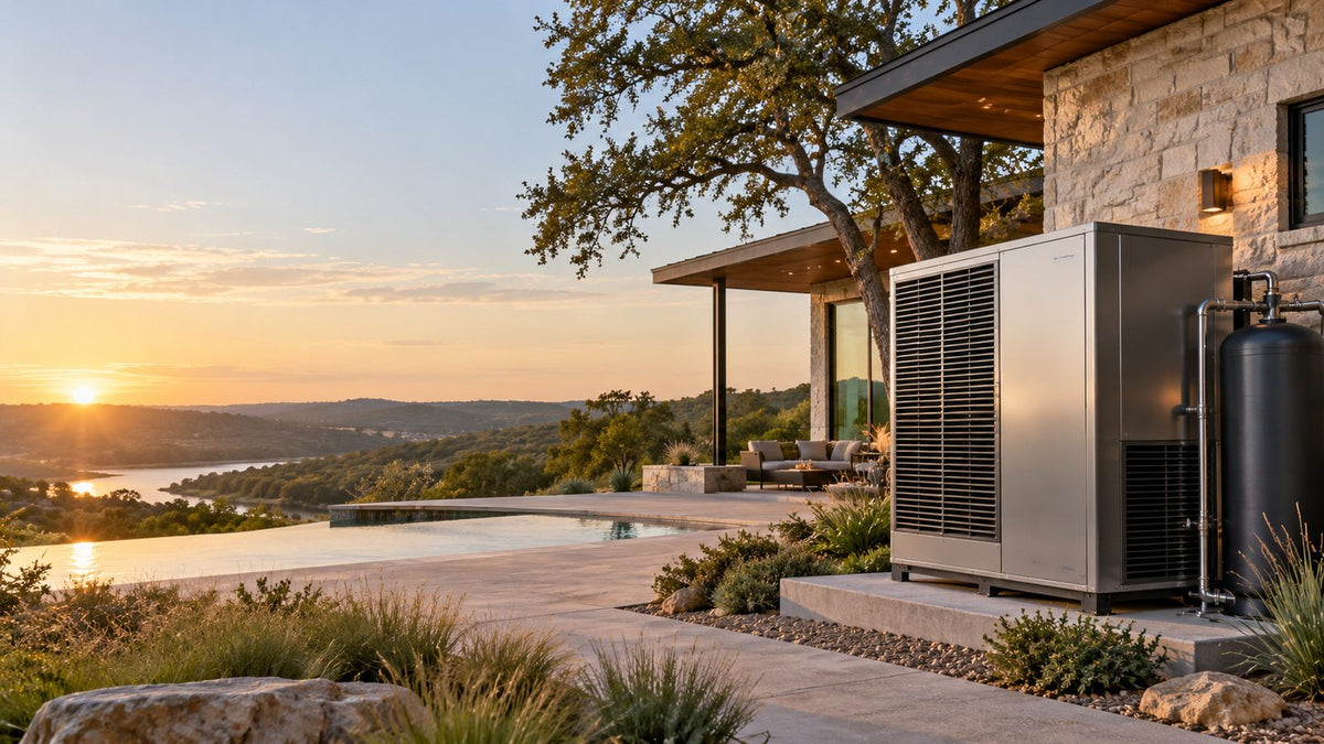 Atmospheric water generator for a modern Texas home